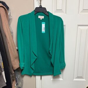 Skies Are Blue Green Blazer